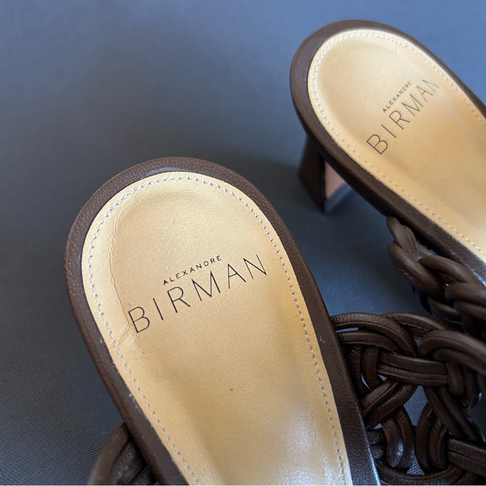 Alexandre Birman Sammy 50 Sienna Leather Heeled Sandal EUC! - Picture 12 of 15